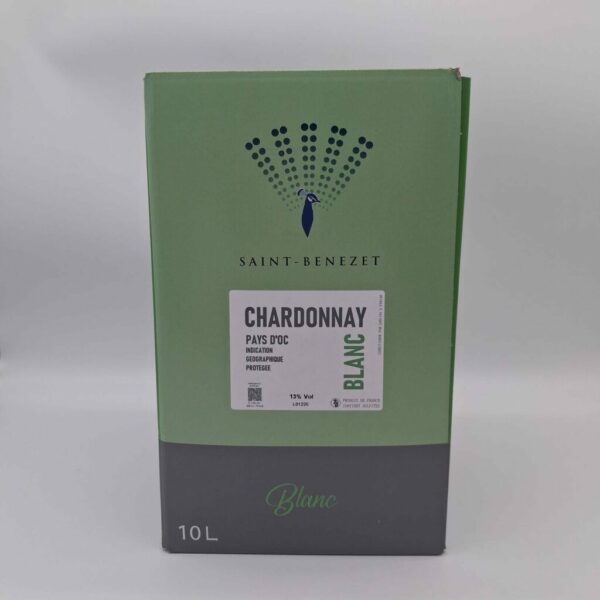 BIB Chardonnay Benezet IGP Pays d'oc 10 litres