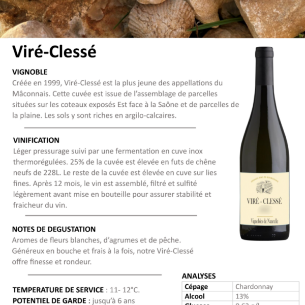Viré Clessé Domaine Nancelle 75CL X 6