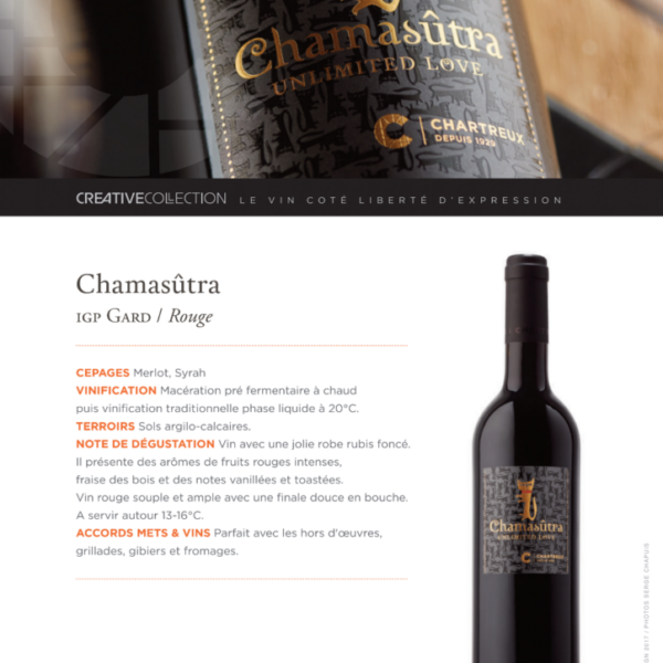 Chamassoutra rouge VDF 750ml X 6